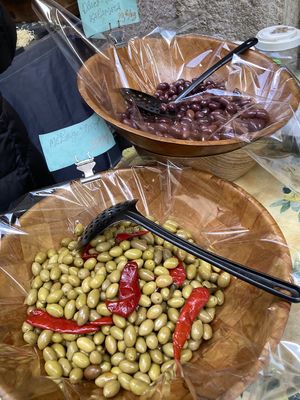 Olives at Old Town Market in Annecy