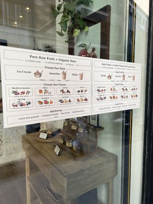 Menu/selections  at lentulus in Mallorca