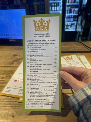   at Pizzeria Rex in Malmo