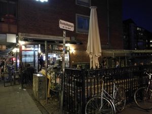Outdoor Tables at Pizzeria Rex in Malmo