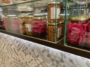 Pickled veggies  at Fouad le Snack in Geneva
