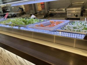 Prep station  at Fouad le Snack in Geneva