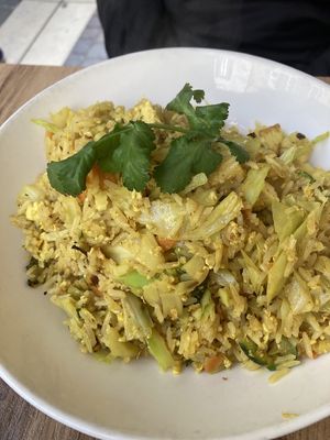 Fried Rice with tofu, no egg at CreaBistro in Annecy