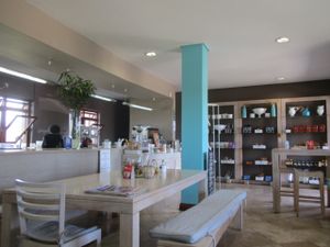 Very nice, quiet and relaxing atmosphere. A good escape from city life. at Aurelie's Health and Lifestyle Cafe in Johannesburg