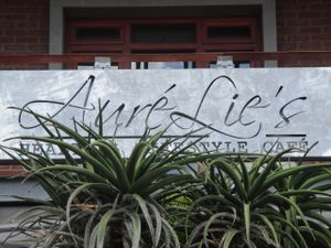 Aurélie's logo. at Aurelie's Health and Lifestyle Cafe in Johannesburg