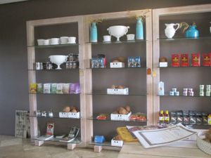 Aurélie's products that you can buy and take home. at Aurelie's Health and Lifestyle Cafe in Johannesburg