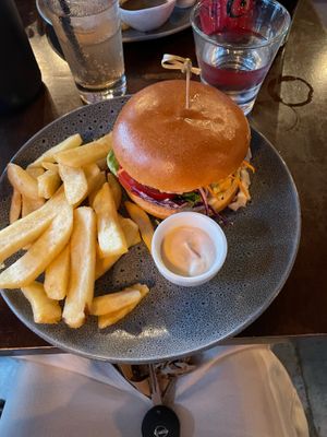 Vegan gaucho burger  at Bebemos  in Wellington