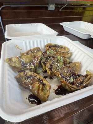 Dumplings  at Ōbako - Kiosko #40 in Luquillo