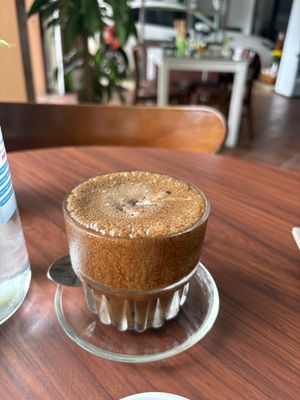 Salt coffee  at Chay An Nhiên-Vegan Food in Hoi An