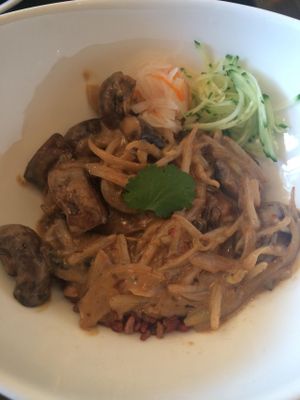 Mushroom n' Rice Bowl -- Very rich and creamy, but refreshing with the mushrooms :) at Grasshopper - College St in Toronto