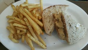 Tuna sandwich at Grasshopper - College St in Toronto