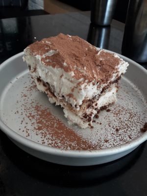 tiramisu! was quite a large slice  at Grasshopper - College St in Toronto