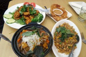 Please, take me back to Blossom Vegan. at Blossom Vegan Restaurant in Pleasanton