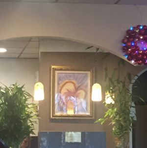 cheerful interior at Blossom Vegan Restaurant in Pleasanton