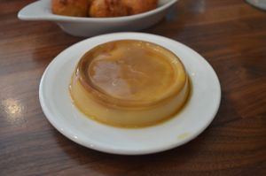 Caramel Flan (Homemade Desserts) It was good but not even near how good the fried banana with ice cream wass at Blossom Vegan Restaurant in Pleasanton