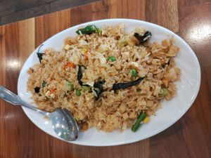 Spicy fried rice at Blossom Vegan Restaurant in Pleasanton