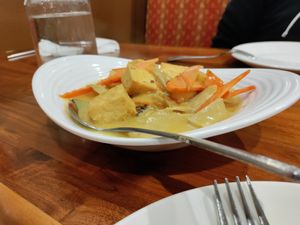 #veganuary potato curry #Veganuary at Blossom Vegan Restaurant in Pleasanton
