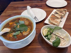   at Blossom Vegan Restaurant in Pleasanton