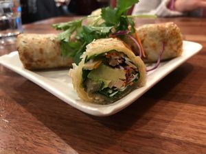 Mushu Mushu at Blossom Vegan Restaurant in Pleasanton