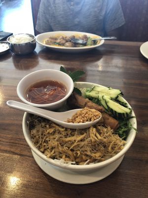 Yum Yum Vermicelli at Blossom Vegan Restaurant in Pleasanton