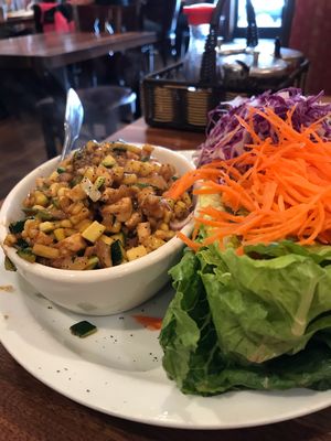 Lettuce Wraps at Blossom Vegan Restaurant in Pleasanton
