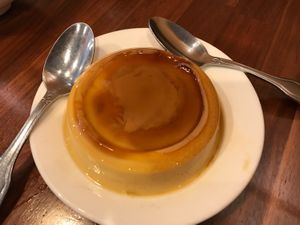 Flan!! Which is also GF!! AMAZING!!! at Blossom Vegan Restaurant in Pleasanton