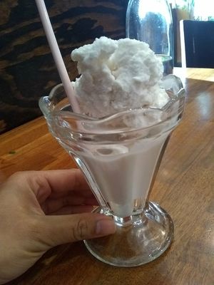 Ice cream at Blossom Vegan Restaurant in Pleasanton