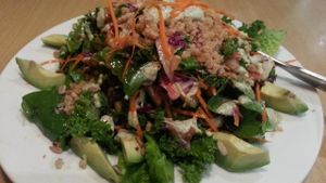 quinoa salad at Blossom Vegan Restaurant in Pleasanton