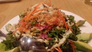 Quinoa Salad at Blossom Vegan Restaurant in Pleasanton