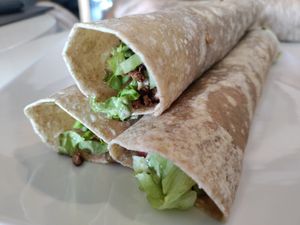 3 burritos at Artesano in Guatemala City