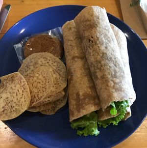 3 burritos - 24q ($4.50 aus) at Artesano in Guatemala City