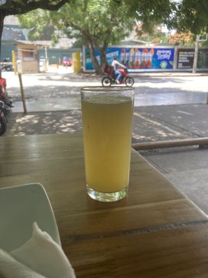 Orange juicee  at Artesano in Guatemala City