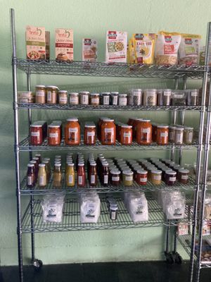 Pastas, salsas, marmalades, etc  at Artesano in Guatemala City