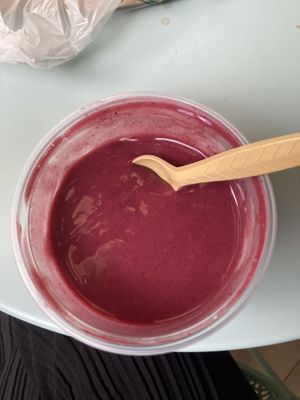 Vegan yogurt!  at Artesano in Guatemala City