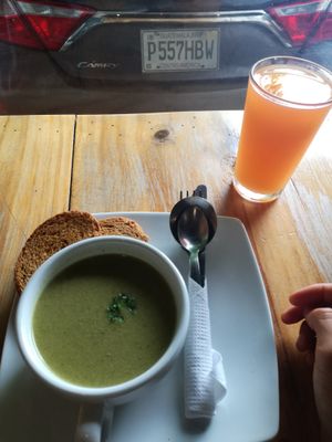 Menú del día starter at Artesano in Guatemala City
