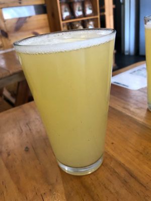 Pineapple juice  at Artesano in Guatemala City