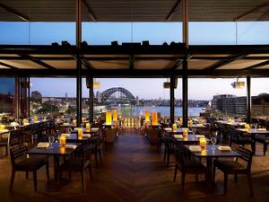 Fine dining with a view over Sydney harbour at Vegan Tours Australia in Birchgrove