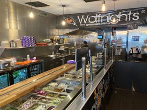 counter at Wolfnights in New York City