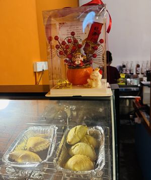 A gift from someone to congratulate the owners on their opening!  at Pawsitive Vibes in Kuching