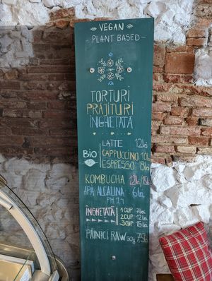 Menu at Delicious Raw by Gabriela Oltean in Brasov