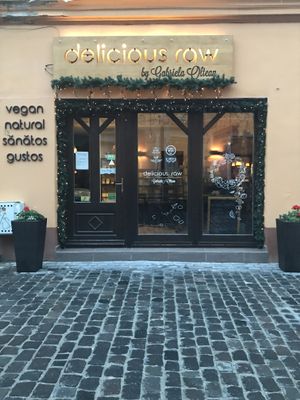 Delicious Raw storefront  at Delicious Raw by Gabriela Oltean in Brasov