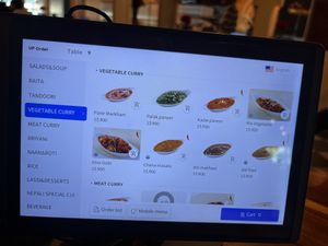 Vegetable curry  at Royal India Seomyeon in Busan