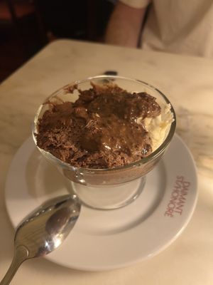 Chocolate Mousse Bar  at Daimant Saint-Honoré in Paris