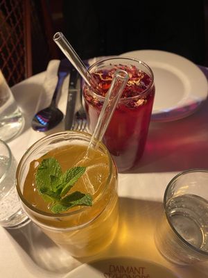 Homemade tea at Daimant Saint-Honoré in Paris