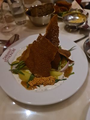 Potato "fraicheur" at Daimant Saint-Honoré in Paris