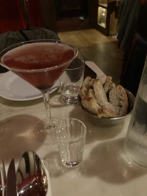 Delicious cocktail  at Daimant Saint-Honoré in Paris
