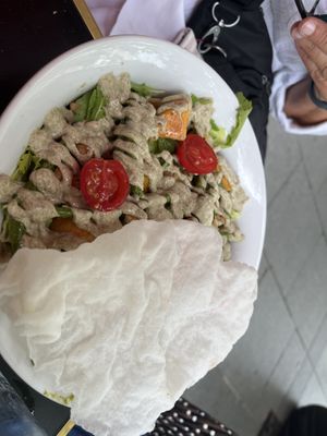 Salad  at Daimant Saint-Honoré in Paris