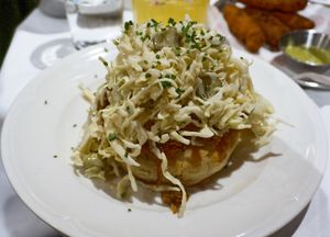Flatbread pastrami at Daimant Saint-Honoré in Paris