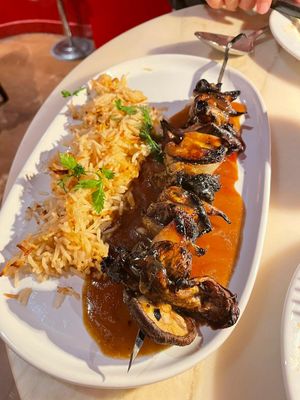 Brocheta de setas at Daimant Saint-Honoré in Paris