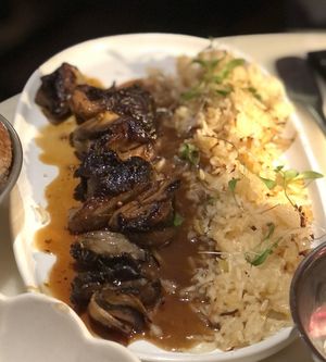 Brochette de champignons   at Daimant Saint-Honoré in Paris
